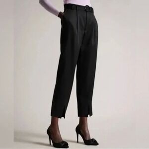 Ted Baker London Women's Ninette Trousers  High Waist Carrot Legs Size 0